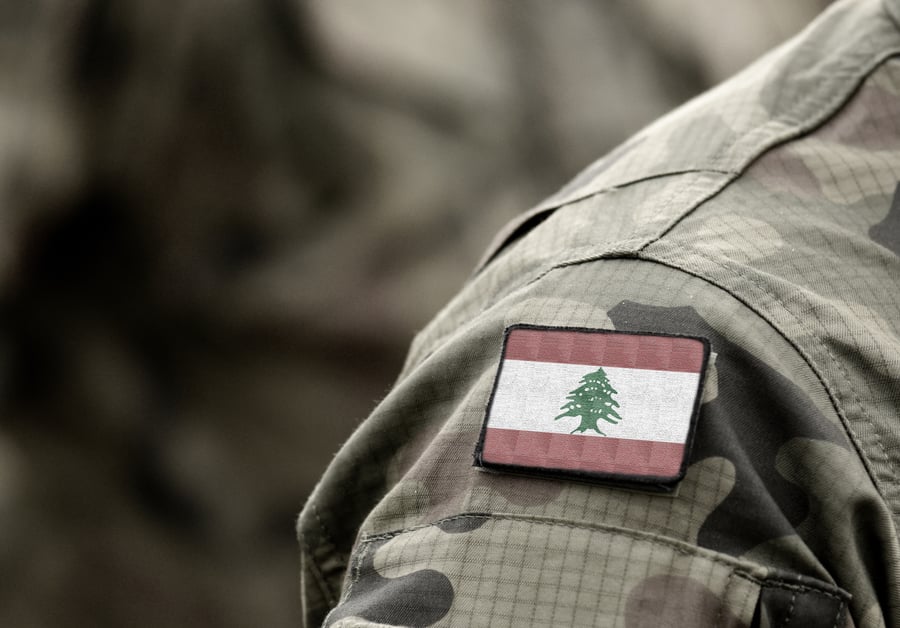 Lebanese Army. Illustration.