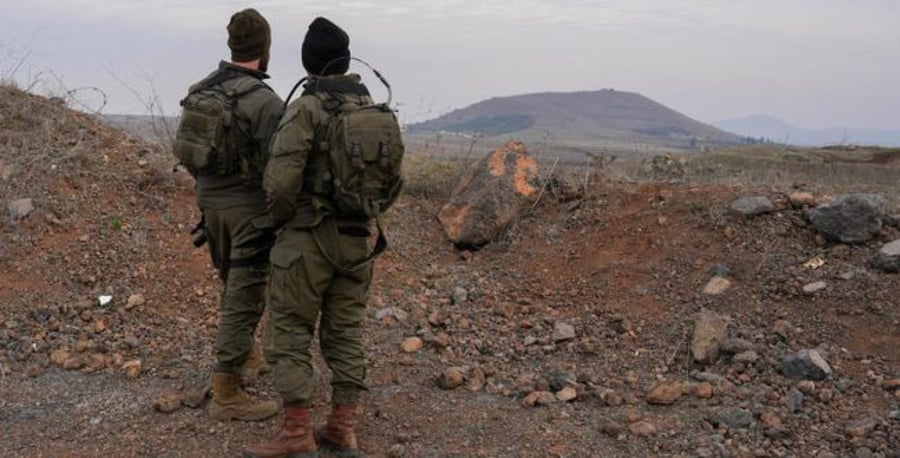 IDF forces on the Syrian border