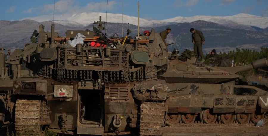 IDF tanks in Syria