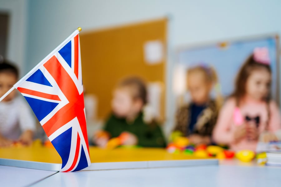 School children in Great Britain