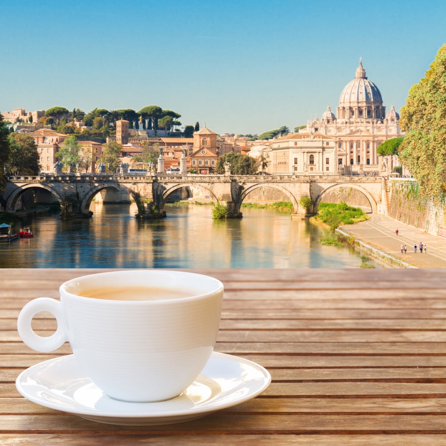 Cafe in Rome, Italy