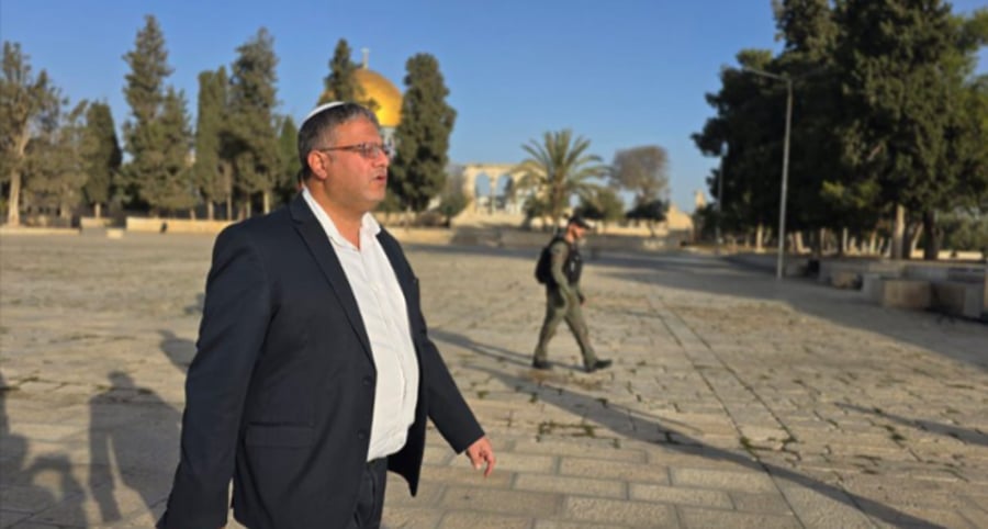 Ben-Gvir on the Temple Mount