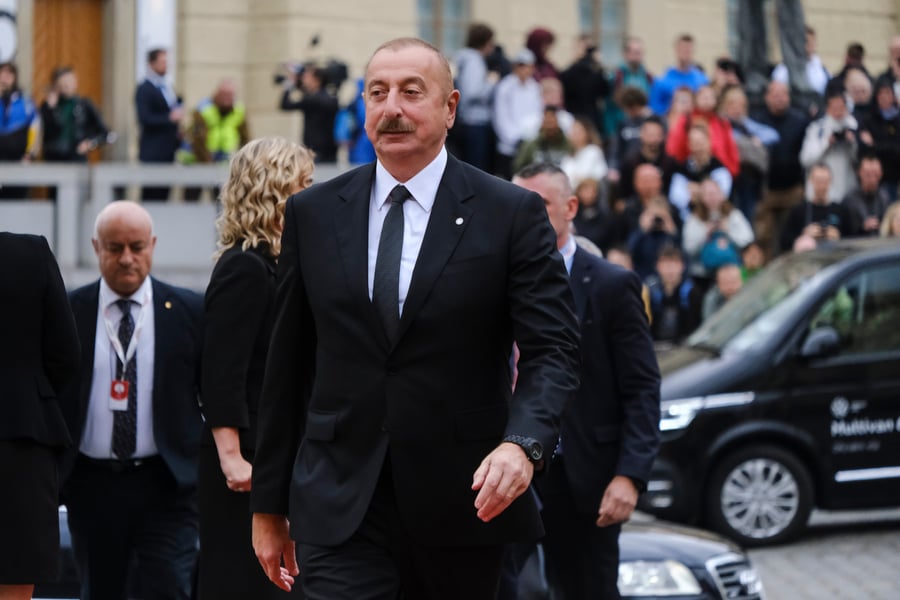 Azeri President Ilham Aliyev.