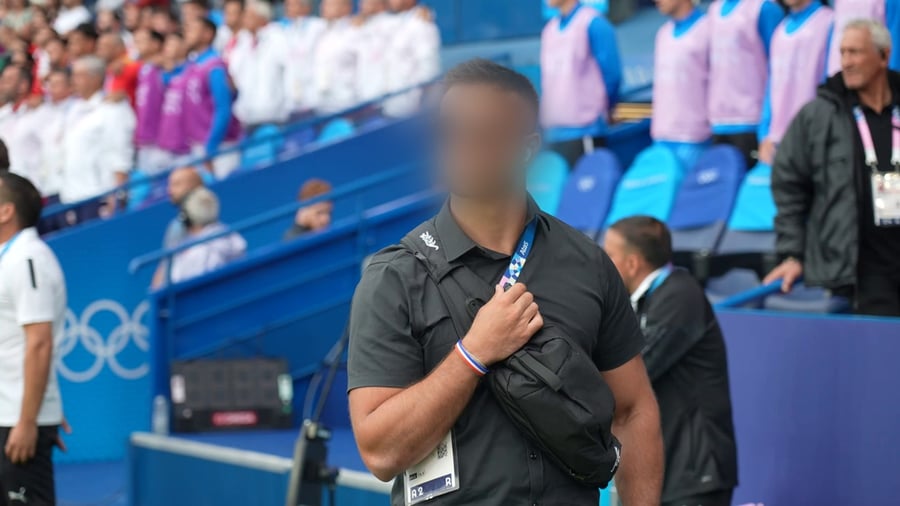 Israel's Shin Bet officers securing the Israeli delegation at this year's Olympics