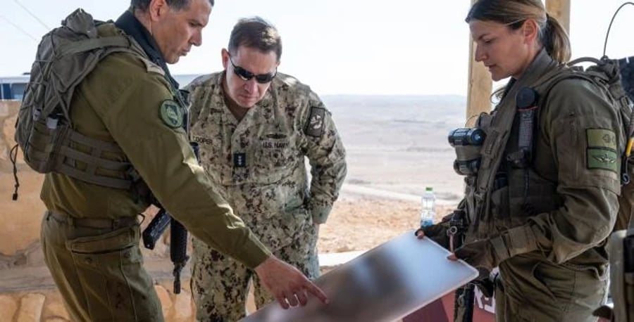  Deputy Commander of the U.S. Central Command, Admiral Brad Cooper visits Israel