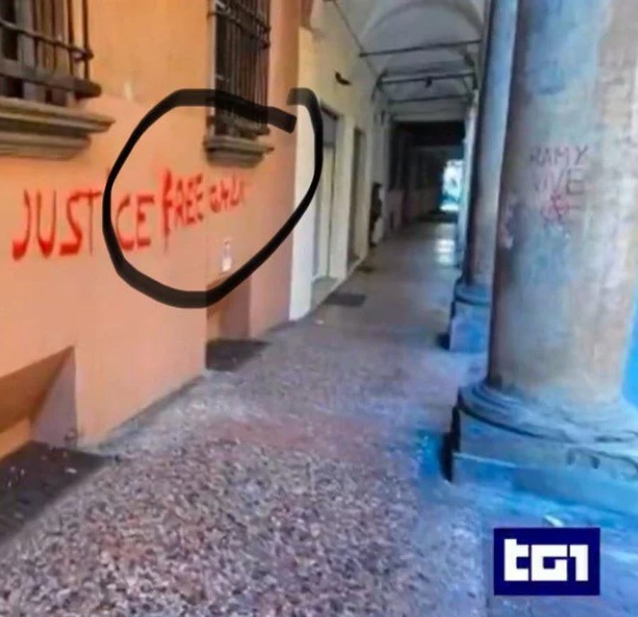 Synagogue defaced in Italy