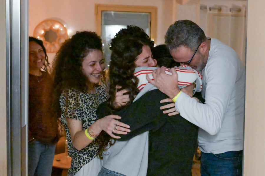 Released hostages finally reunited with their loved ones