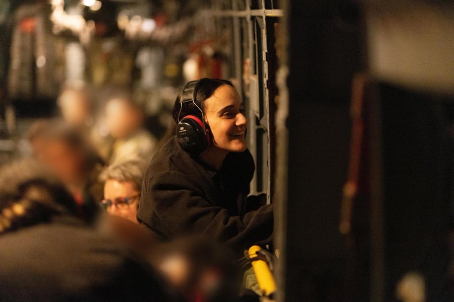 Footage of the released hostages on their way to Tel Hashomer hospital