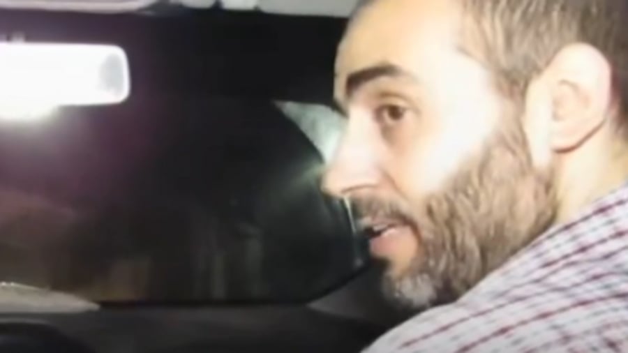 Screenshot from video of the elusive Mohammad Sinwar