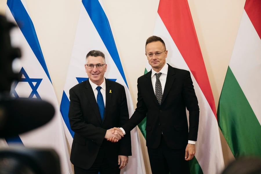 Israeli and Hungarian Foreign Ministers.