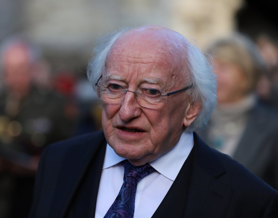 Irish President Michael D. Higgins 