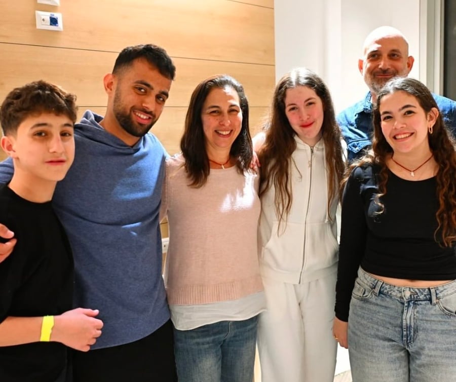 Naama Levy is reunited with her family