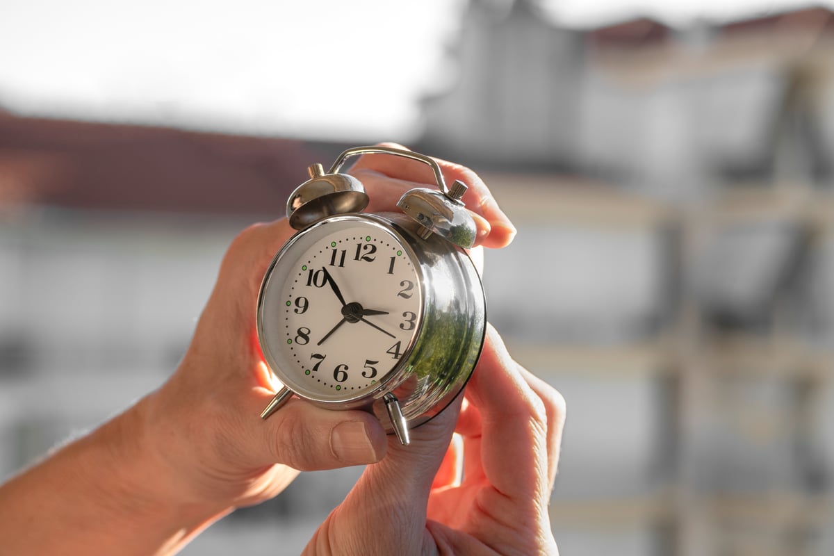Clock illustration of the time