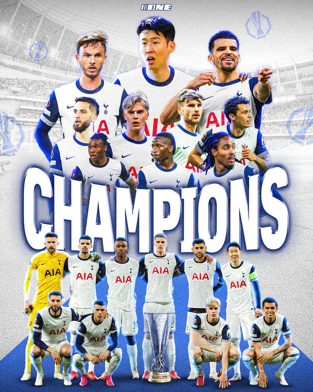 Tottenham Spurs celebrating in a happier time.