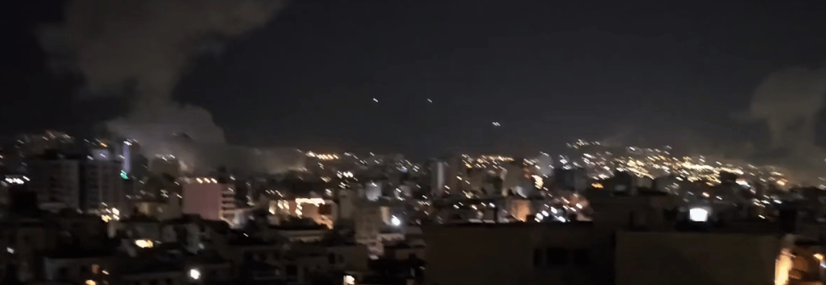 Fire in Tehran.