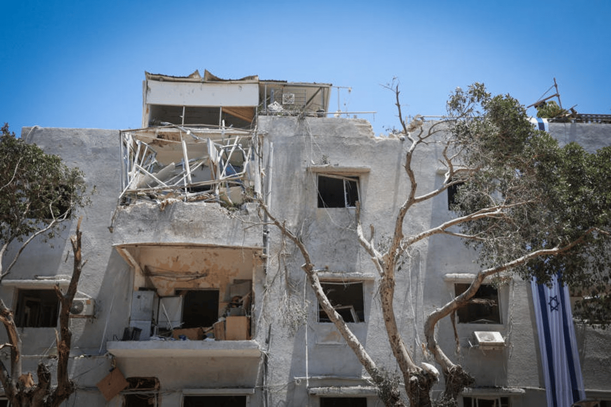 Damage in Haifa