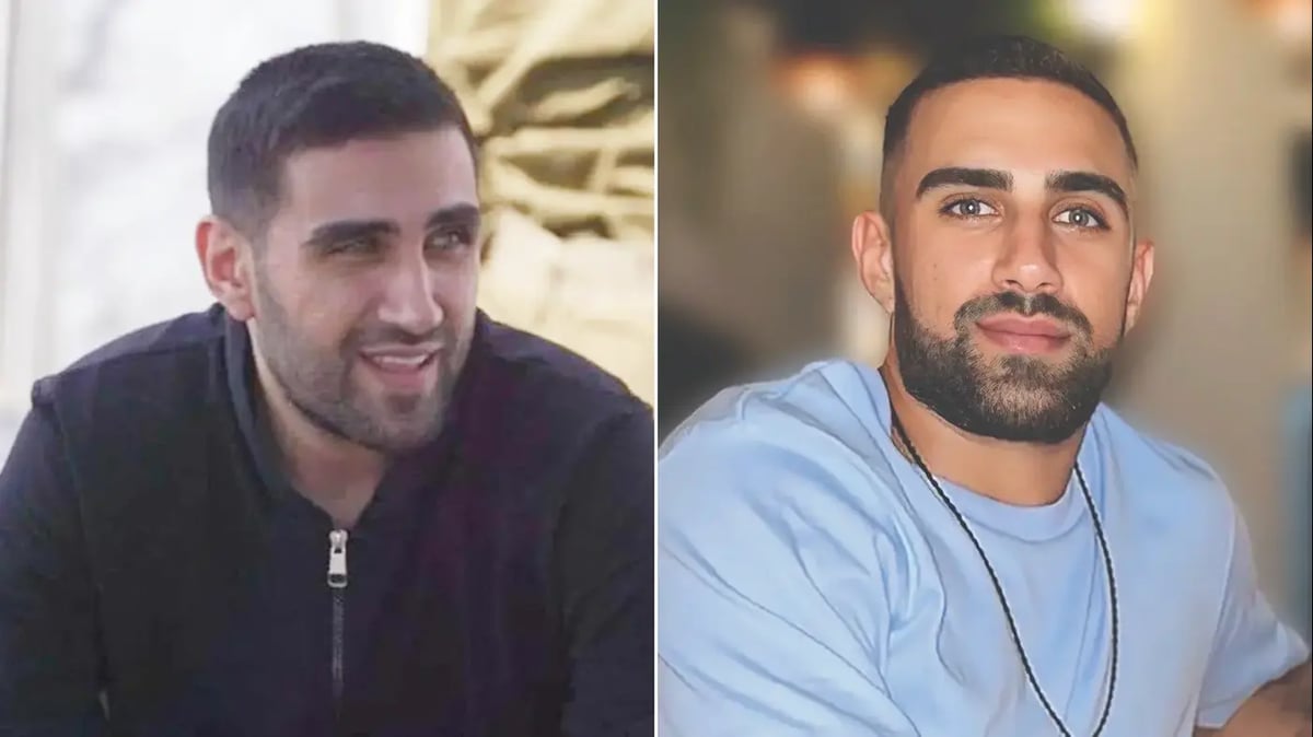 Hostage Segev Kalphon before and after Hamas captivity