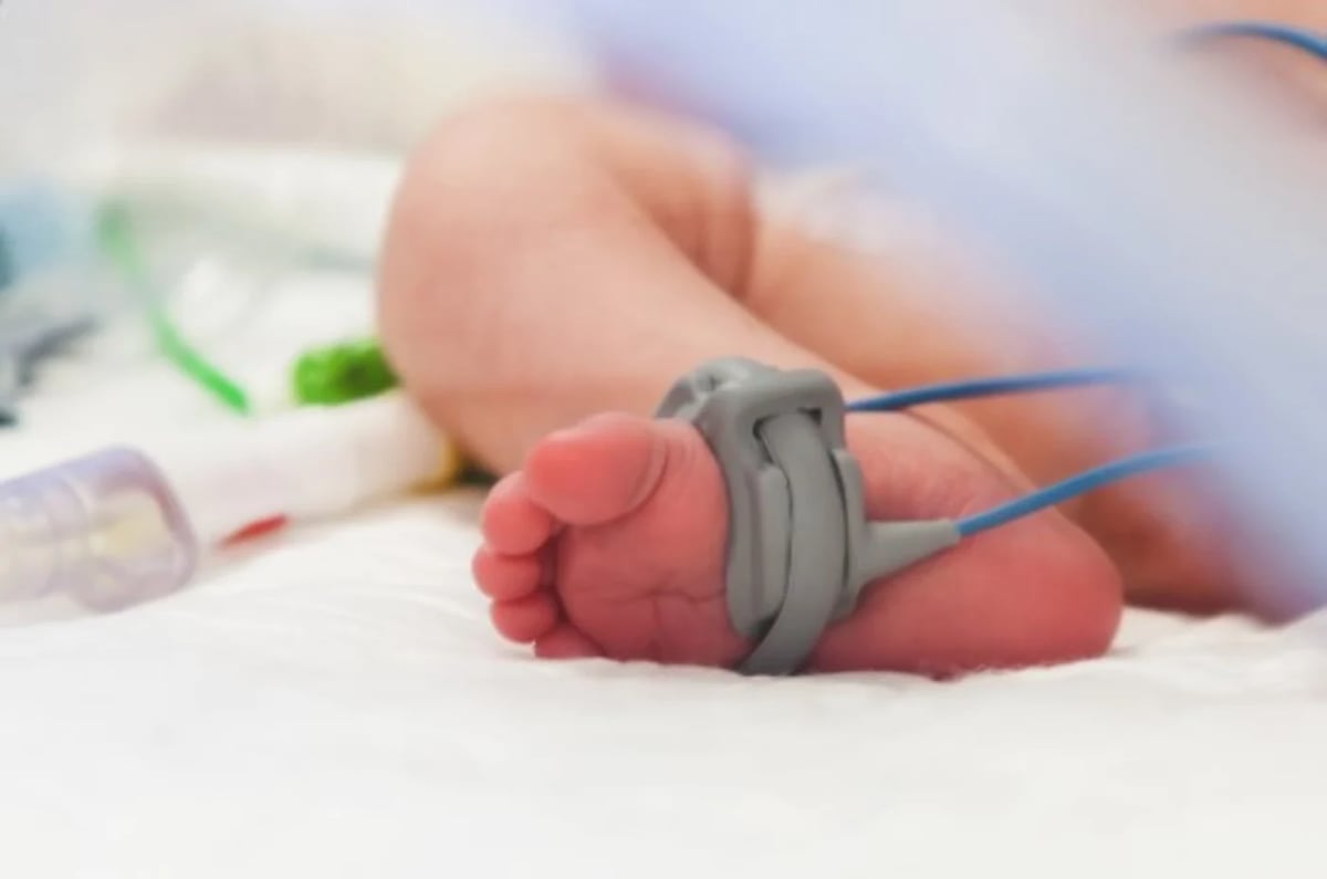 Hospitalised child