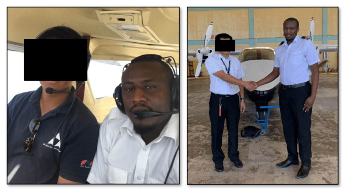 Terrorist trains as pilot in preparation for attack