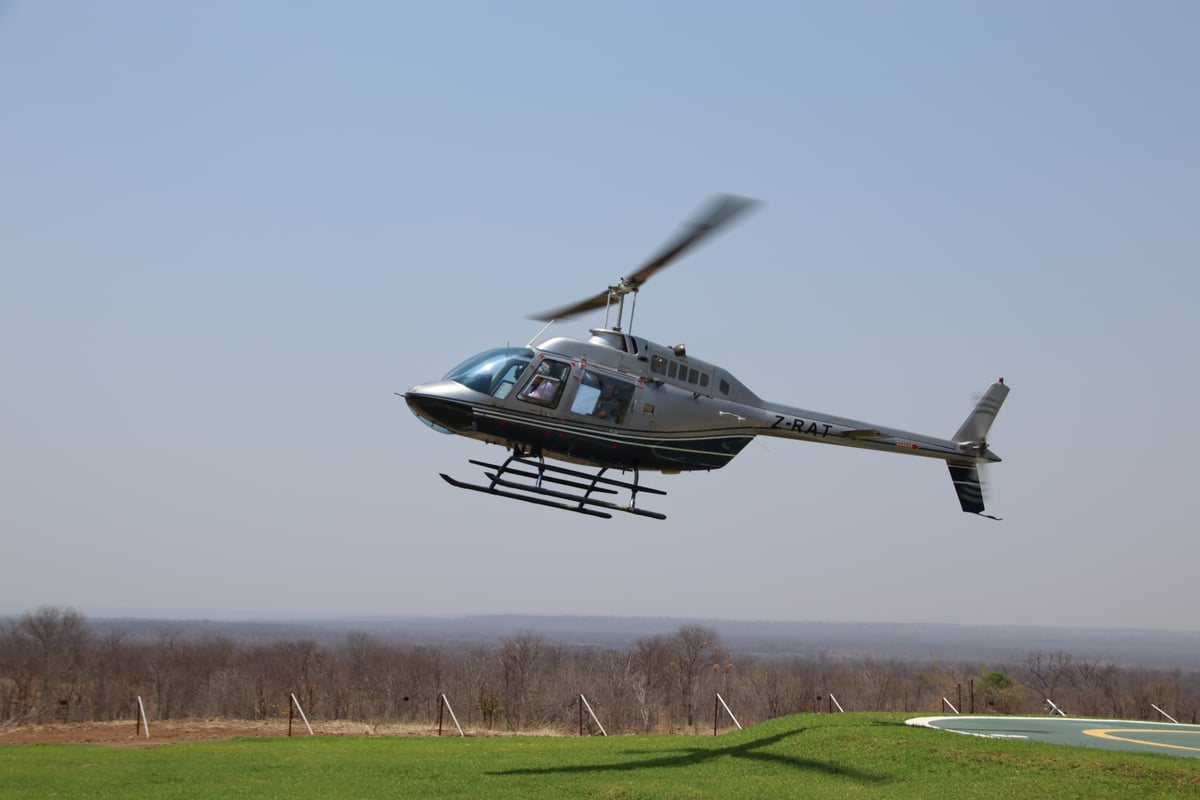 Helicopter landing
