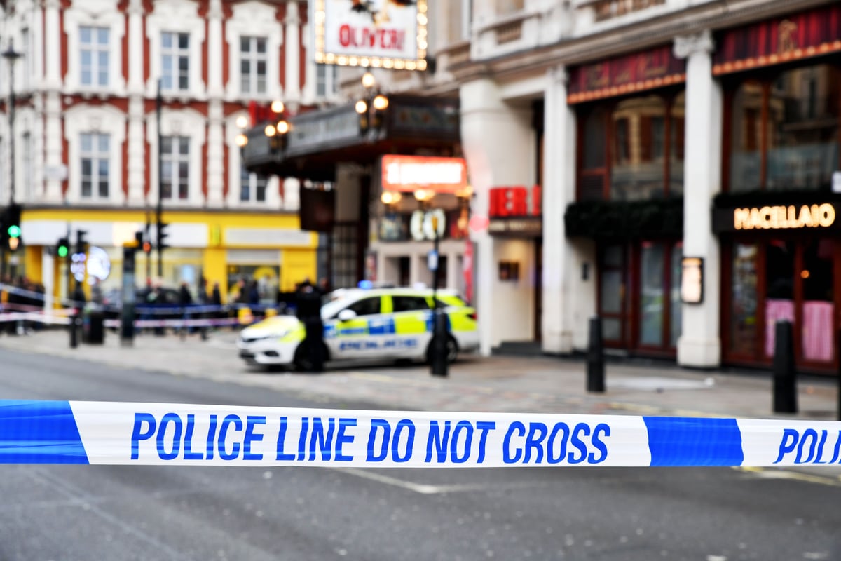 London crime scene
