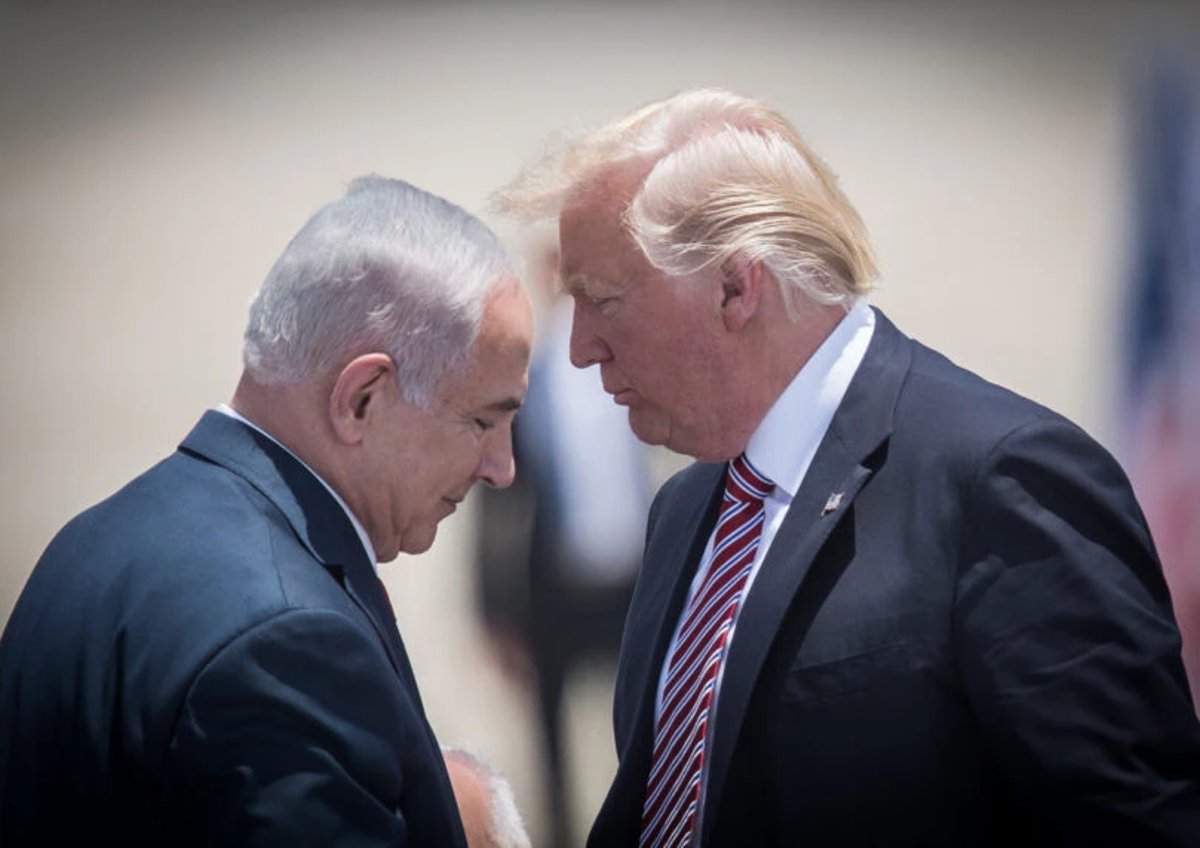 President Donald Trump and Israeli PM Benjamin Netanyahu
