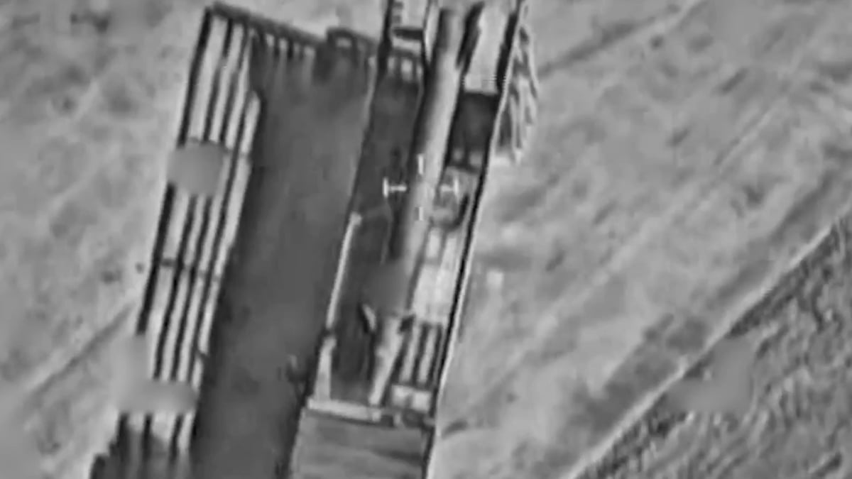 IAF striking missile launchers in Iran