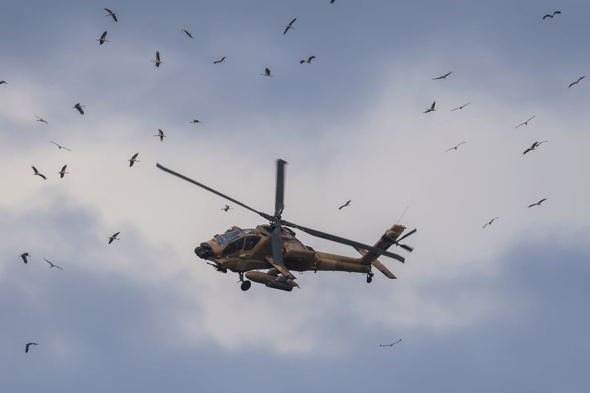 IAF helicopter near Lebanese border