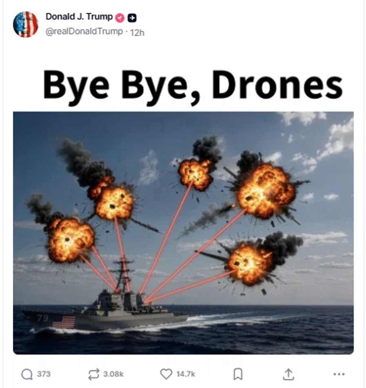 Trump taunts Iran