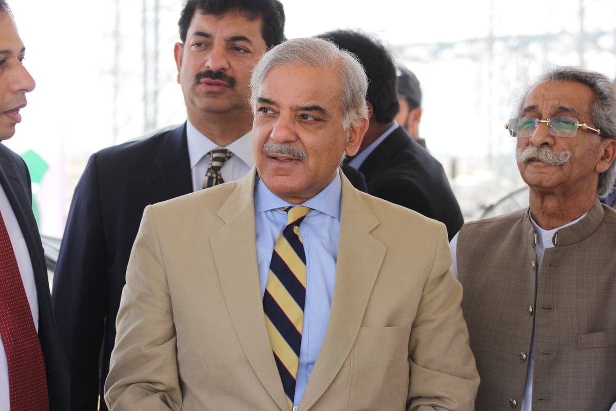 Pakistani Prime Minister Shehbaz Sharif