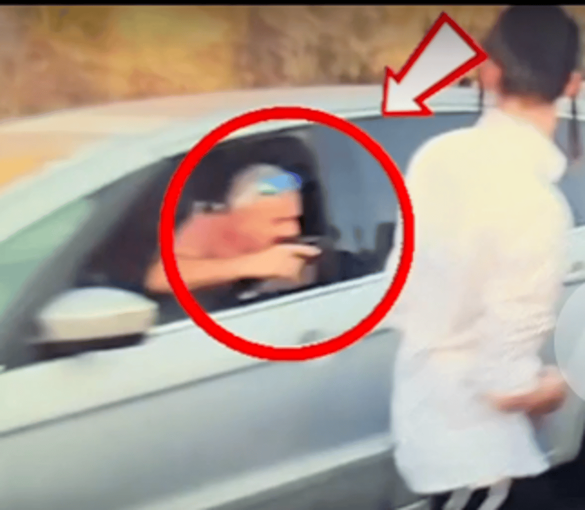 Gun Drawn on Haredi Protesters