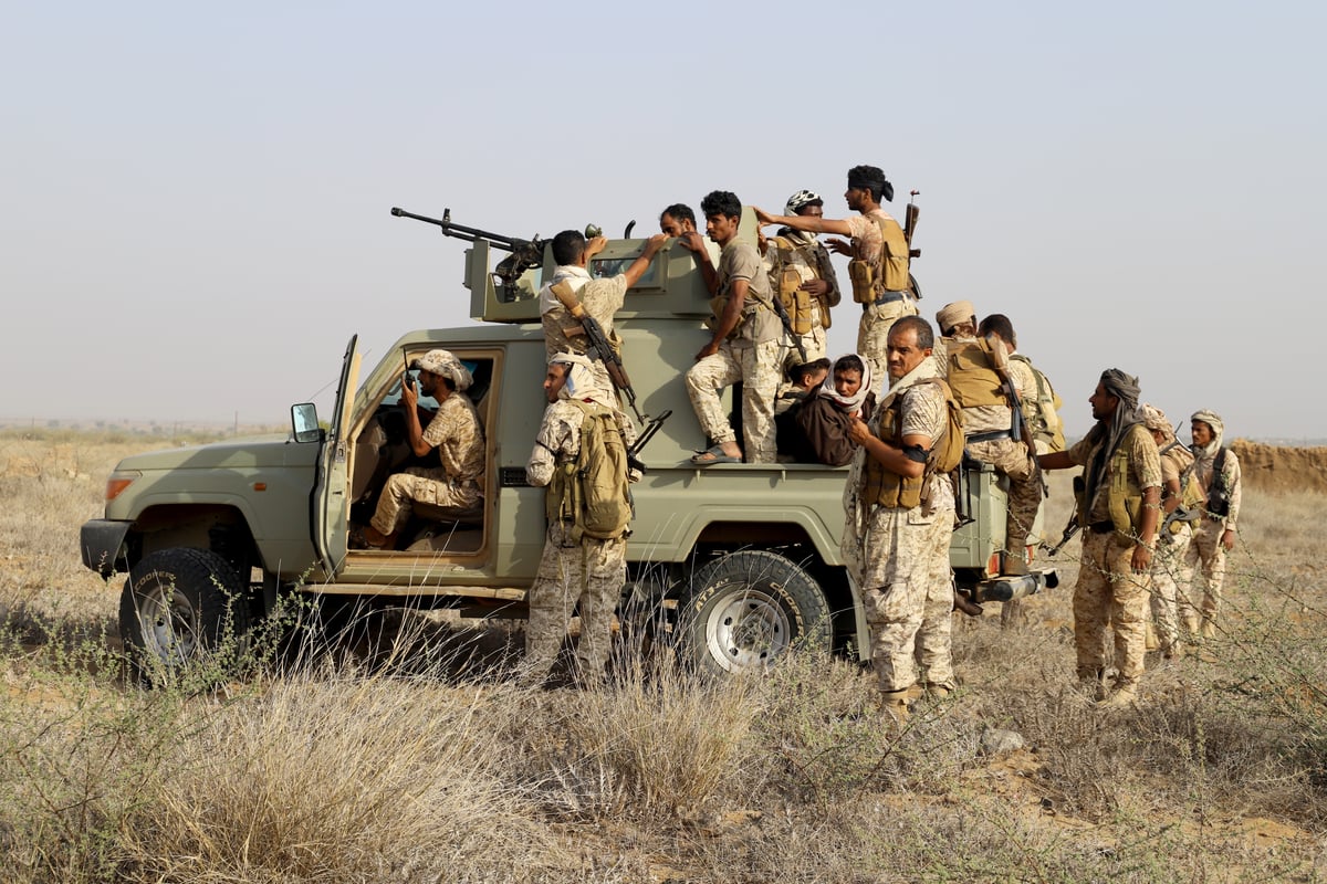 Violent battles between government forces and Houthi rebels in the north of Hajjah Governorate, bordering Saudi Arabia