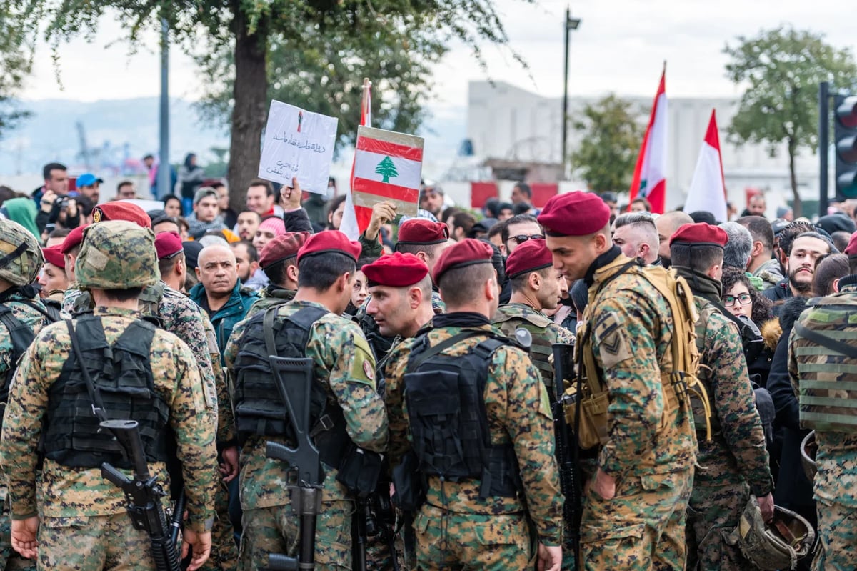 Soldiers in the Lebanese Army