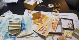 The money found in the prisoners' homes
