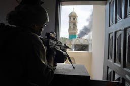 IDF forces in the Gaza Strip.