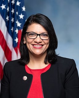 An ignominious achievement. Congresswoman Rashida Tlaib.