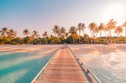 An island paradise - now barred to Israelis. The Maldives.