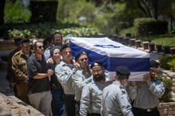 Funeral of IDF soldier at Mount Hertzl military cemetery
