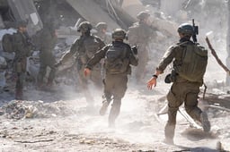 IDF forces in the Gaza Strip.