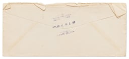 Original envelope of letter penned by Einstein in 1939