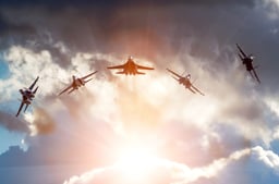 Aerobatic group formation 