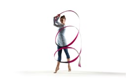 Illustrative: Rhythmic gymnast 
