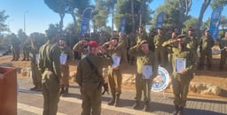 Haredim completing training course.