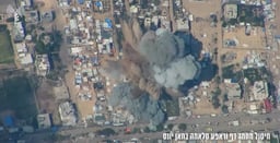 Bird's eye view of strike killing Mohammad Deif.