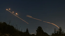 Rockets intercepted over Israel