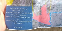 IDF pamphlets telling residents of Southern Lebanon to evacuate