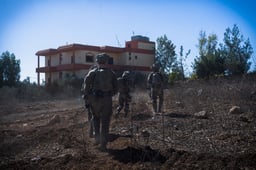 IDF forces in southern Lebanon.