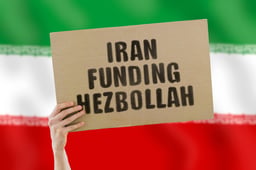 Iran supporting Hezbollah financially.