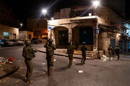 IDF soldiers operating in Judea and Samaria.