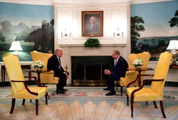 Prime Minister Benjamin Netanyahu and President Donald Trump.